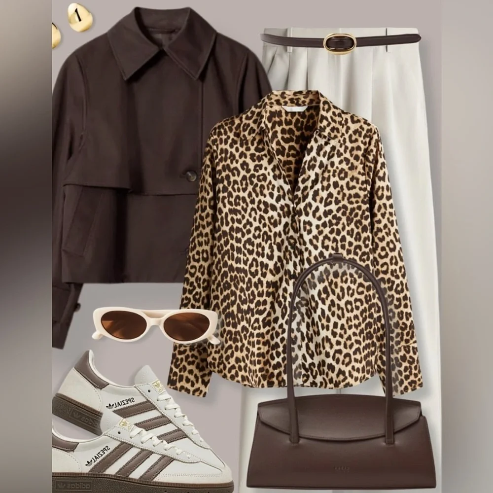 Tory Burch Silk Leopard Print Women's Top